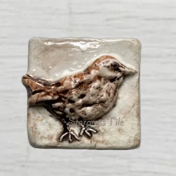 Sparrow Hand Painted 2×2